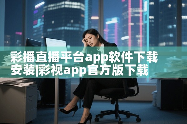 彩播直播平台app软件下载安装